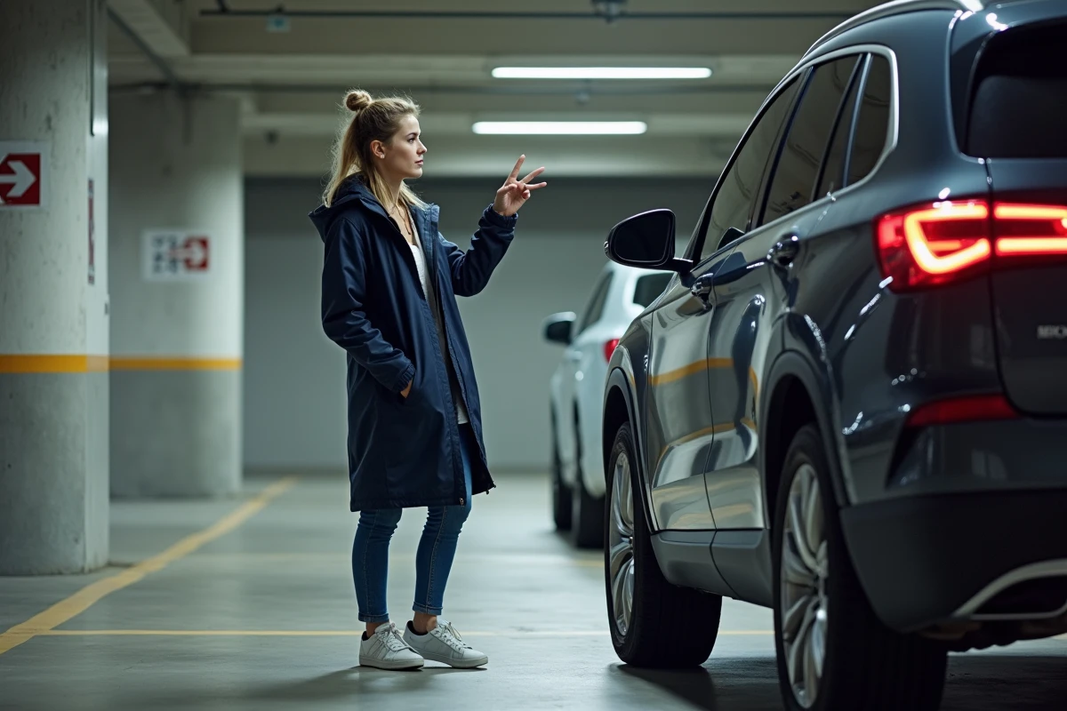 Jeune femme contemplant l