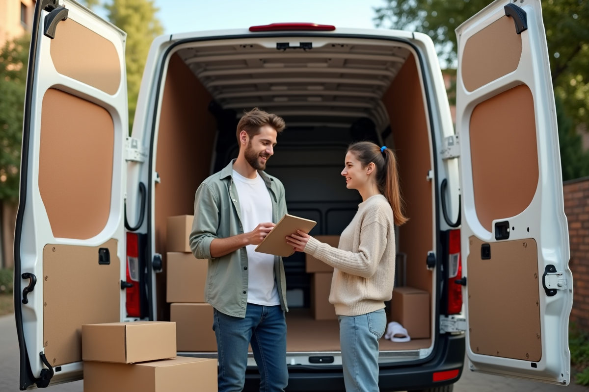 camion déménagement