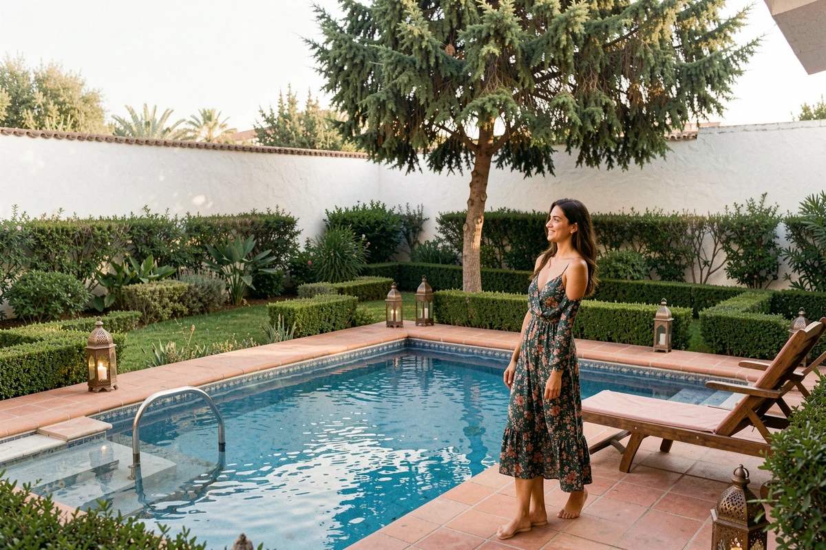 Villa avec piscine et jardin à Marrakech, propriété accessible à petit prix idéale pour investissement immobilier